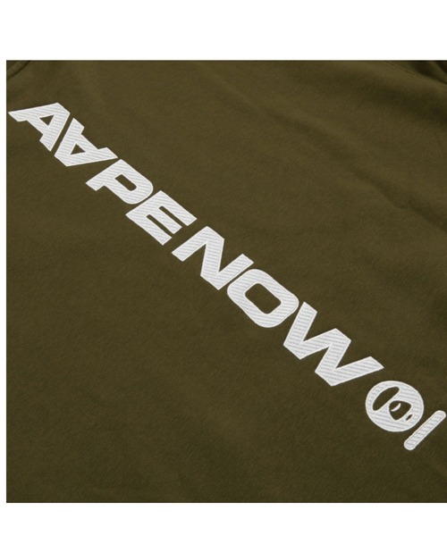 AAPE BY A BATHING APE（エーエイプバイアベイシングエイプ）の「AAPE NOW CREW NECK SWEAT（スウェット・メンズ・カーキ/ブラック・MEDIUM/LARGE/XX-LARGE/X-LARGE/SMALL）」の5枚目の写真