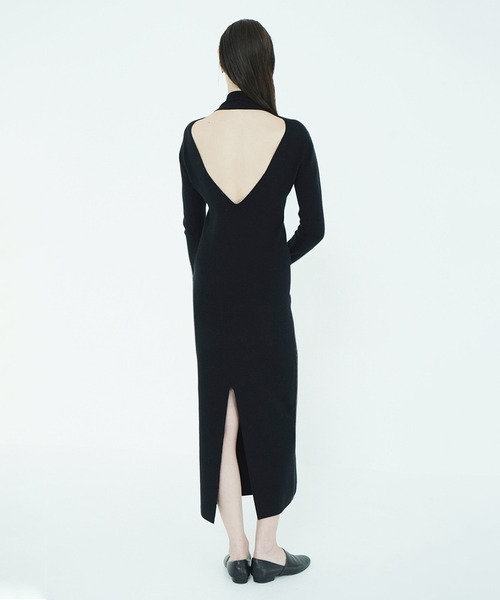 W FACE FITTED KNIT ONEPIECE（ワンピース）｜CLANE（クラネ）の 