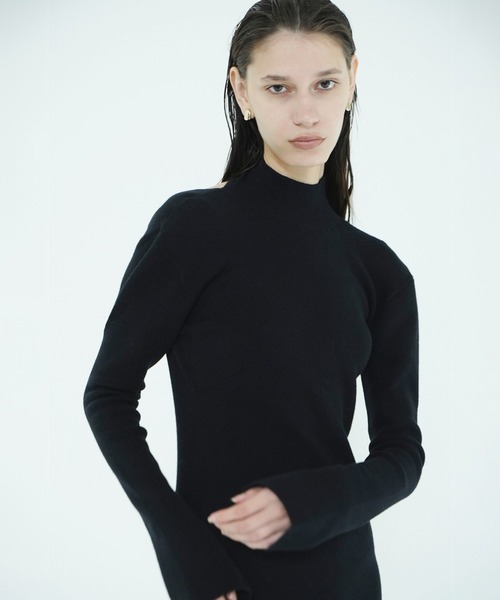 W FACE FITTED KNIT ONEPIECE（ワンピース）｜CLANE（クラネ）の 
