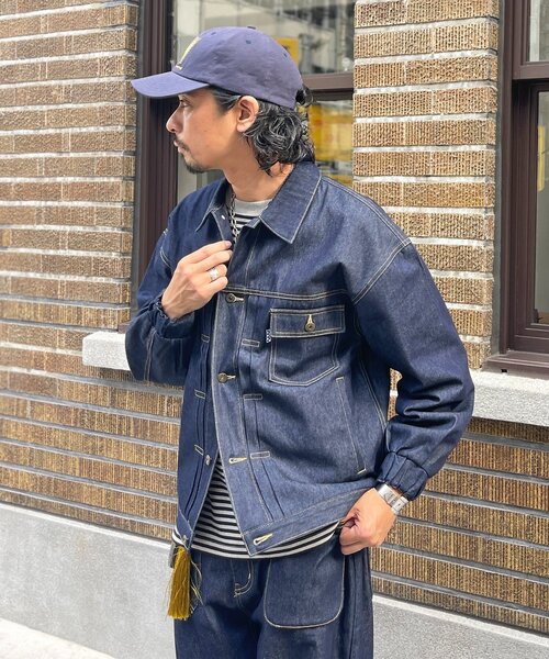 CPCM（シーピーシーエム）の「【ultrabra1n's企画】]N.T.T（デニムジャケット・メンズ・ネイビー・MEDIUM/LARGE）」の2枚目の写真