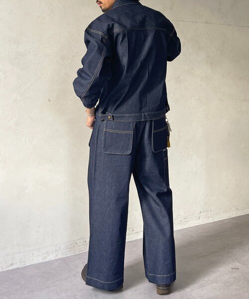 CPCM（シーピーシーエム）の「【ultrabra1n's企画】]N.T.T（デニムジャケット・メンズ・ネイビー・MEDIUM/LARGE）」の15枚目の写真