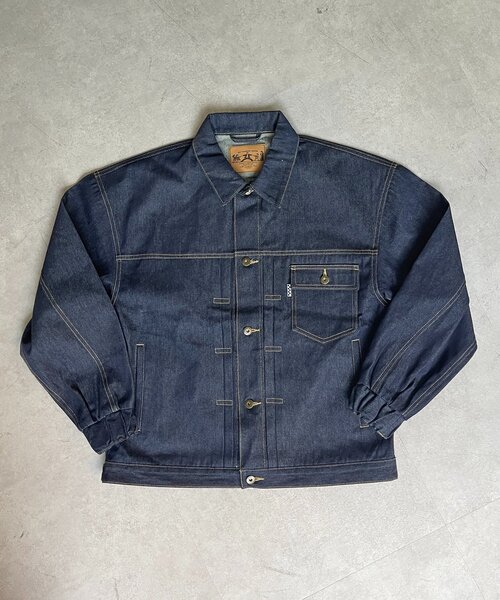CPCM（シーピーシーエム）の「【ultrabra1n's企画】]N.T.T（デニムジャケット・メンズ・ネイビー・MEDIUM/LARGE）」の18枚目の写真