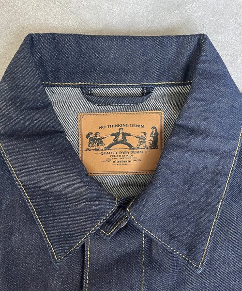 CPCM（シーピーシーエム）の「【ultrabra1n's企画】]N.T.T（デニムジャケット・メンズ・ネイビー・MEDIUM/LARGE）」の20枚目の写真