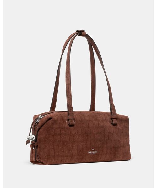 kate spade new york（ケイトスペード ニューヨーク）の「ビリー スエード クロコ ショルダー バッグ（ショルダーバッグ・レディース・ブラウン・ONESIZE）」の5枚目の写真
