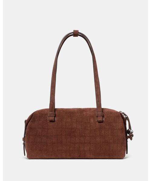 kate spade new york（ケイトスペード ニューヨーク）の「ビリー スエード クロコ ショルダー バッグ（ショルダーバッグ・レディース・ブラウン・ONESIZE）」の4枚目の写真