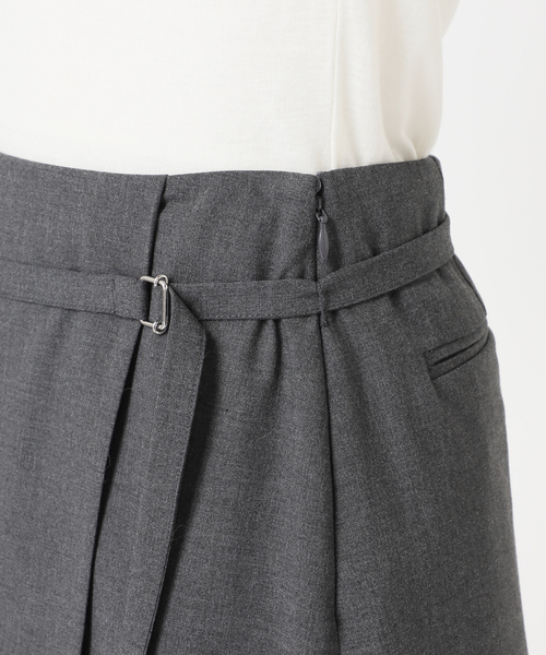 U by SPICK&SPAN(ユーバイスピックアンドスパン)の「ラップミニスカート(スカート・レディース・チャコールグレー/ベージュ・36/38)」の19枚目の写真