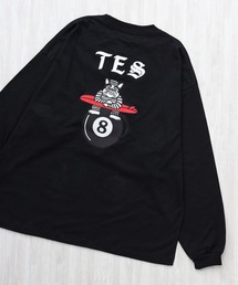 TES EIGHT BALL OUTLAWS EMB  LONG SLEEVE BIG T-SHIRT / ロンT