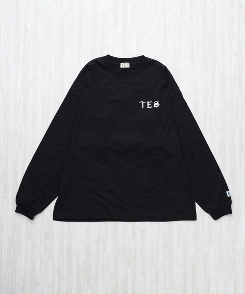 The Endless Summer(エンドレスサマー)の「TES EIGHT BALL OUTLAWS EMB LONG SLEEVE BIG T-SHIRT / ロンT(Tシャツ/カットソー・メンズ・ブラック/ネイビー/ホワイト・SMALL/MEDIUM/LARGE/X-LARGE/XX-LARGE)」の10枚目の写真