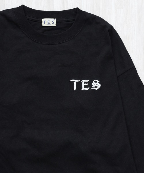 The Endless Summer(エンドレスサマー)の「TES EIGHT BALL OUTLAWS EMB LONG SLEEVE BIG T-SHIRT / ロンT(Tシャツ/カットソー・メンズ・ブラック/ネイビー/ホワイト・SMALL/MEDIUM/LARGE/X-LARGE/XX-LARGE)」の13枚目の写真