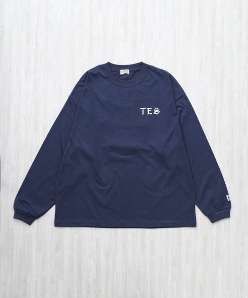 The Endless Summer(エンドレスサマー)の「TES EIGHT BALL OUTLAWS EMB LONG SLEEVE BIG T-SHIRT / ロンT(Tシャツ/カットソー・メンズ・ブラック/ネイビー/ホワイト・SMALL/MEDIUM/LARGE/X-LARGE/XX-LARGE)」の15枚目の写真