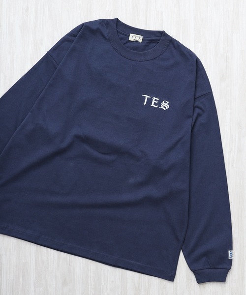 The Endless Summer(エンドレスサマー)の「TES EIGHT BALL OUTLAWS EMB LONG SLEEVE BIG T-SHIRT / ロンT(Tシャツ/カットソー・メンズ・ブラック/ネイビー/ホワイト・SMALL/MEDIUM/LARGE/X-LARGE/XX-LARGE)」の17枚目の写真
