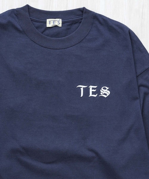 The Endless Summer(エンドレスサマー)の「TES EIGHT BALL OUTLAWS EMB LONG SLEEVE BIG T-SHIRT / ロンT(Tシャツ/カットソー・メンズ・ブラック/ネイビー/ホワイト・SMALL/MEDIUM/LARGE/X-LARGE/XX-LARGE)」の18枚目の写真