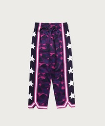 A BATHING APE | COLOR CAMO MESH HIGH SPLIT SNAP BUTTON RELAXED FIT PANTS(その他パンツ)
