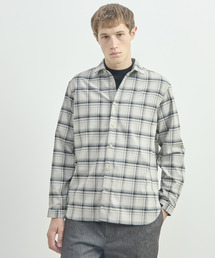 MEN'S MELROSE | ヴィンテージチェックグランパシャツ(シャツ/ブラウス)