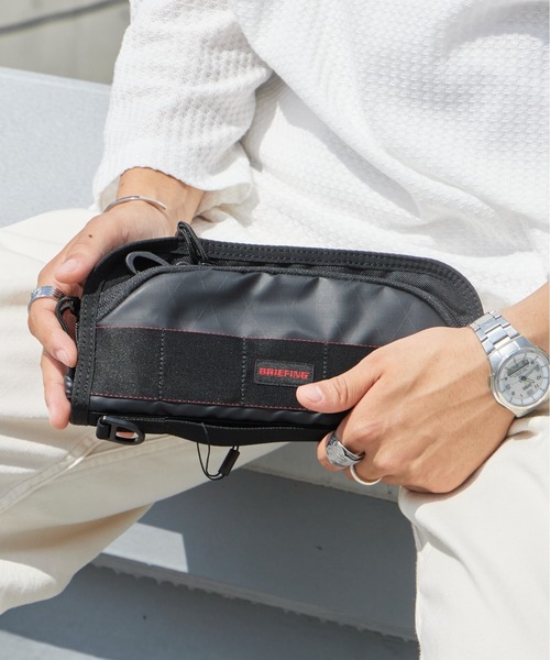 BRIEFING(ブリーフィング)の「BRIEFING/ブリーフィング 2WAY TRAVEL CASE トラベルケース ブランドロゴ 旅行 ビジネスシーン メンズ 2026年秋冬(ハンドバッグ・メンズ・ブラック・FREE)」の20枚目の写真