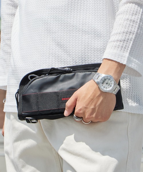 BRIEFING(ブリーフィング)の「BRIEFING/ブリーフィング 2WAY TRAVEL CASE トラベルケース ブランドロゴ 旅行 ビジネスシーン メンズ 2026年秋冬(ハンドバッグ・メンズ・ブラック・FREE)」の18枚目の写真
