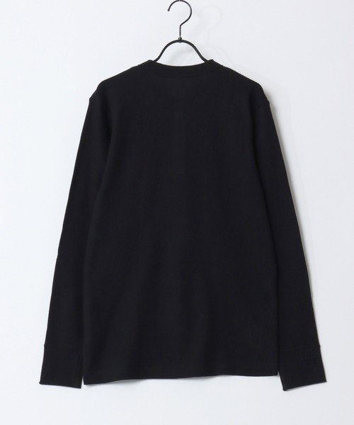 HANES(ヘインズ)の「Hanes/へインズ BEEFY/ビーフィー 無地 ワッフル/サーマル ヘンリーネック 長袖Tシャツ/ロンT/1P パックT/レディース メンズ(Tシャツ/カットソー・メンズ・ホワイト/ネイビー/ブラック/グレー・XL/L/M/S)」の20枚目の写真