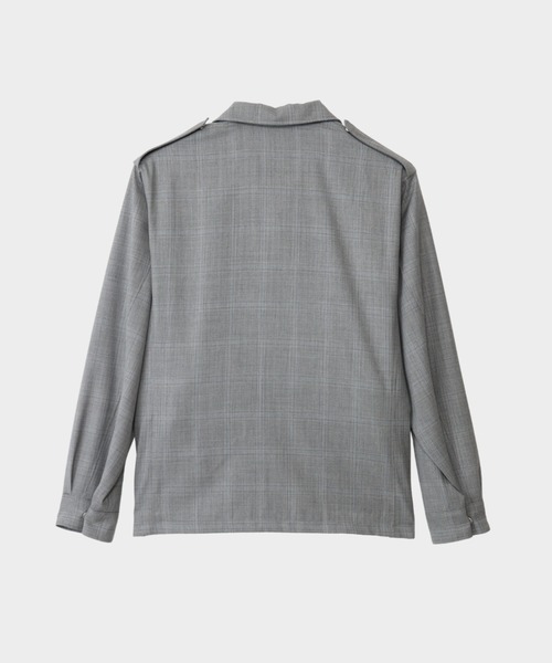 CINOH(チノ)の「HIGH-TWIST WOOL/M-43 JACKET(ミリタリージャケット・メンズ・チェック・46)」の3枚目の写真