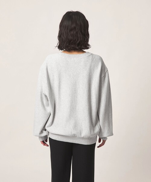 CITEN（シテン）の「＜CITEN＞ユルショートスウェット（スウェット・レディース・ワイン/ブラック/ライトグレー・M/S）」の12枚目の写真