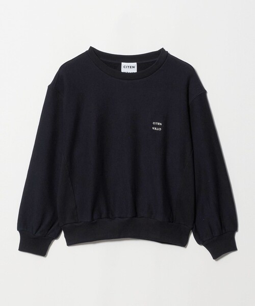 CITEN（シテン）の「＜CITEN＞ユルショートスウェット（スウェット・レディース・ワイン/ブラック/ライトグレー・M/S）」の21枚目の写真