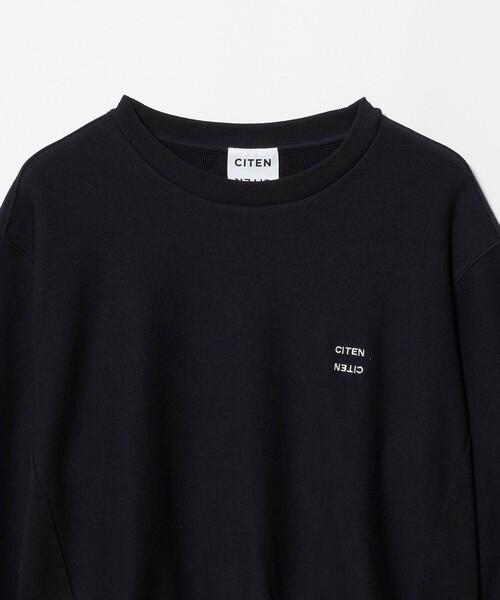 CITEN（シテン）の「＜CITEN＞ユルショートスウェット（スウェット・レディース・ワイン/ブラック/ライトグレー・M/S）」の22枚目の写真