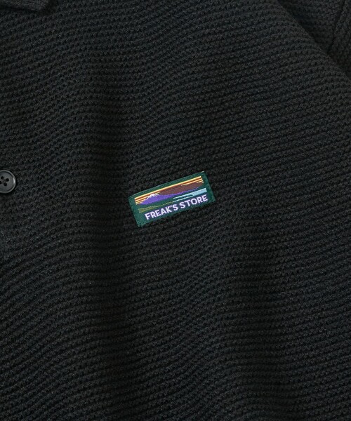 FREAK'S STORE(フリークスストア)の「限定展開 リラックスフィット ワンポイントロゴ POLO ニット(ニット/セーター・メンズ・チャコールグレー/ブラウン/ネイビー/ブラック・SMALL/MEDIUM/LARGE)」の9枚目の写真