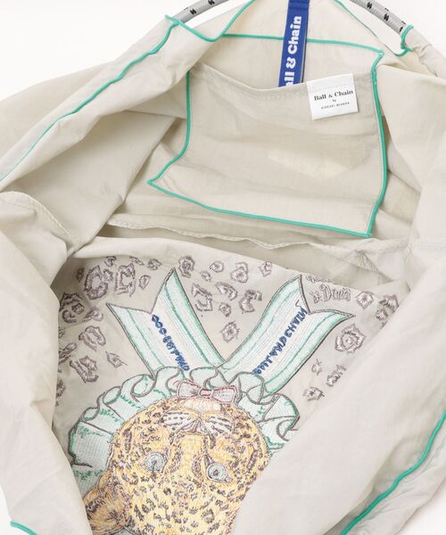 Three Four Time(スリーフォータイム)の「<一部店舗・WEB限定>【Ball&Chain】D.LEOPARD <L>(トートバッグ・レディース・ライトグレー/キャメル・FREE)」の15枚目の写真