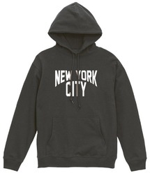 Ol' Basics（オール・ベーシックス） プルパーカー スウェット NEW YORK CITY ロゴ プリント 裏毛 トップス レディース ユニセックス