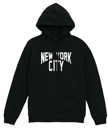 Ol' Basics（オール・ベーシックス） プルパーカー スウェット NEW YORK CITY ロゴ プリント 裏毛 トップス レディース ユニセックス