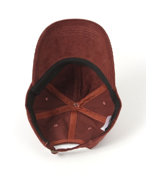 GLOBAL WORK（グローバルワーク）の「UVコーデュロイロゴCAP/1060327（キャップ・レディース・レッド/ベージュ/ダークブラウン・FREE）」の7枚目の写真