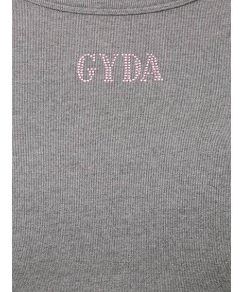 GYDA(ジェイダ)の「GYDA bijou fluffyトップス(Tシャツ/カットソー・レディース・オフホワイト/ブラック/チャコールグレー・FREE)」の9枚目の写真