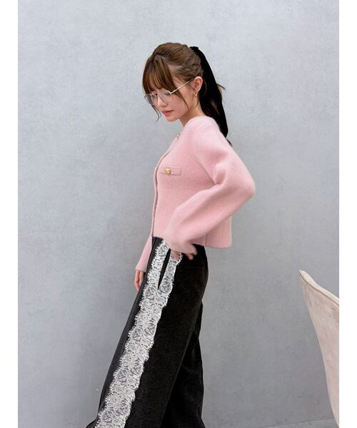 LAGUNAMOON（ラグナムーン）の「サイドレースワイドパンツ（その他パンツ・レディース・チャコールグレー/ベージュ・MEDIUM/SMALL）」の16枚目の写真