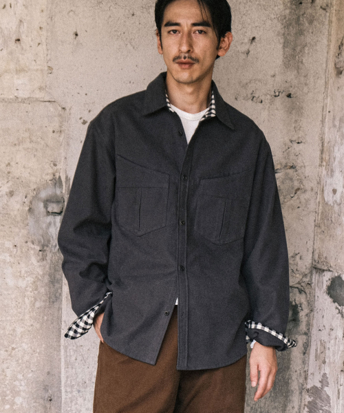 VDR（ブイディアール）の「WILDCAT シャツ [ダークグレー]（シャツ/ブラウス・メンズ・その他・MEDIUM/LARGE/X-LARGE）」の7枚目の写真