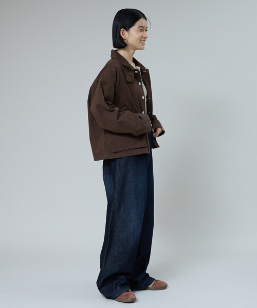 FREAK'S STORE(フリークスストア)の「USAコットン バックシンチパンツ(デニムパンツ・レディース・ネイビー/ダークネイビー/サックスブルー・MEDIUM/SMALL)」の20枚目の写真