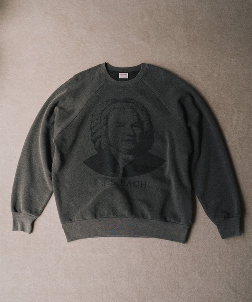 bonjour records(ボンジュールレコーズ)の「Healthknit for bonjour records J.B BACH Sweatshirt ヘルスニット バッハ スウェットシャツ(スウェット・メンズ・グレー/ブラック系その他・M/XL/L)」の1枚目の写真