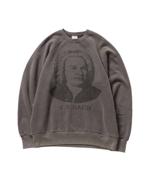 bonjour records(ボンジュールレコーズ)の「Healthknit for bonjour records J.B BACH Sweatshirt ヘルスニット バッハ スウェットシャツ(スウェット・メンズ・グレー/ブラック系その他・M/XL/L)」の3枚目の写真