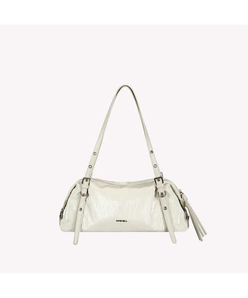MYSHELL（マイシェル）の「シャイニー ミニ ショルダーバッグ_35051SH(2color)（ショルダーバッグ・レディース・アイボリー/ブラック・FREE）」の2枚目の写真