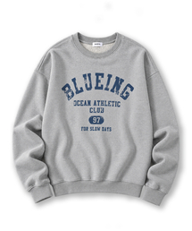 BLUEING ATHLETIC スウェットシャツ [メランジグレー]