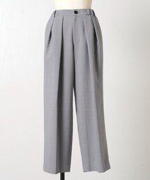 《ZOZO先行販売スタート》ダブルタックワイドパンツ