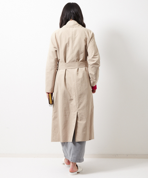 AMERICAN RAG CIE（アメリカンラグシー）の「ロングトレンチコート【WEB限定】/214-CCE-106905004 BG F（トレンチコート・レディース・ベージュ/ネイビー/カーキ・FREE）」の20枚目の写真