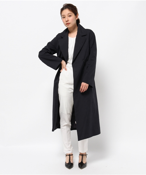 AMERICAN RAG CIE（アメリカンラグシー）の「ロングトレンチコート【WEB限定】/214-CCE-106905004 BG F（トレンチコート・レディース・ベージュ/ネイビー/カーキ・FREE）」の3枚目の写真