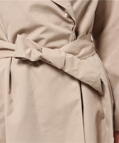AMERICAN RAG CIE（アメリカンラグシー）の「ロングトレンチコート【WEB限定】/214-CCE-106905004 BG F（トレンチコート・レディース・ベージュ/ネイビー/カーキ・FREE）」の10枚目の写真