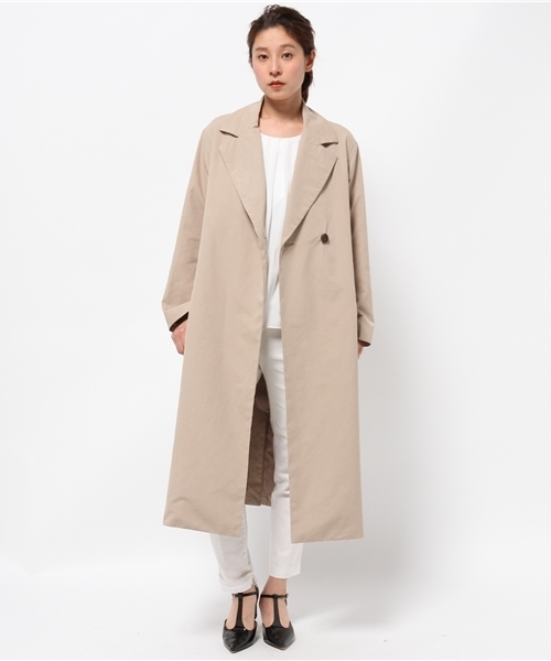 AMERICAN RAG CIE（アメリカンラグシー）の「ロングトレンチコート【WEB限定】/214-CCE-106905004 BG F（トレンチコート・レディース・ベージュ/ネイビー/カーキ・FREE）」の16枚目の写真