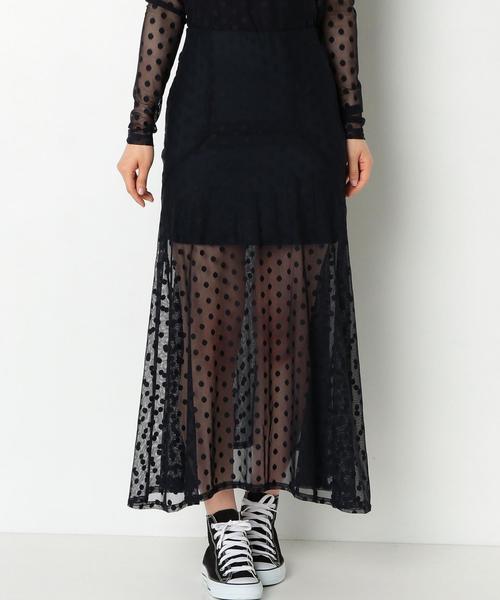 The Fifth Label(ザ・フィフス・レーベル)の「theFIFTHレーススカート/theFIFTH STLP LACE SK◆(スカート・レディース・ホワイト/ネイビー・フリー)」の2枚目の写真