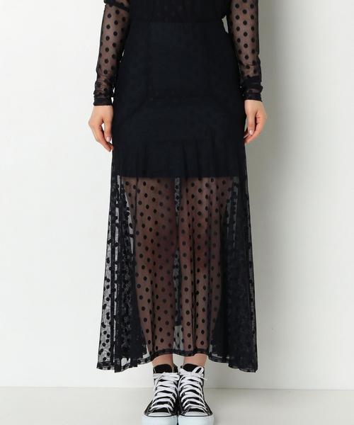 The Fifth Label(ザ・フィフス・レーベル)の「theFIFTHレーススカート/theFIFTH STLP LACE SK◆(スカート・レディース・ホワイト/ネイビー・フリー)」の4枚目の写真
