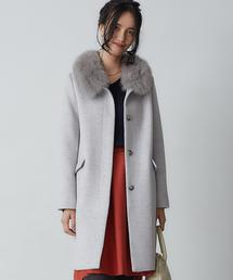 green label relaxing | ◆CR Wシャギー ファー3WAYコート(ノーカラージャケット)