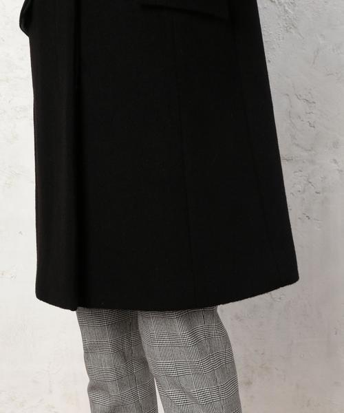 green label relaxing（グリーンレーベルリラクシング）の「◆CR Wシャギー ファー3WAYコート（ノーカラージャケット・レディース・ブラック/ライトグレー・34/36/38/40/42/44/46）」の9枚目の写真