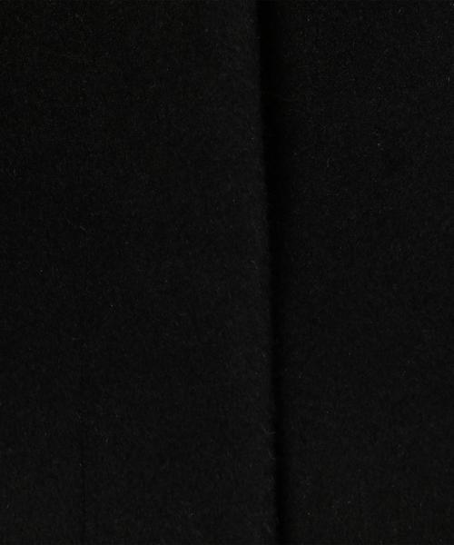 green label relaxing（グリーンレーベルリラクシング）の「◆CR Wシャギー ファー3WAYコート（ノーカラージャケット・レディース・ブラック/ライトグレー・34/36/38/40/42/44/46）」の11枚目の写真