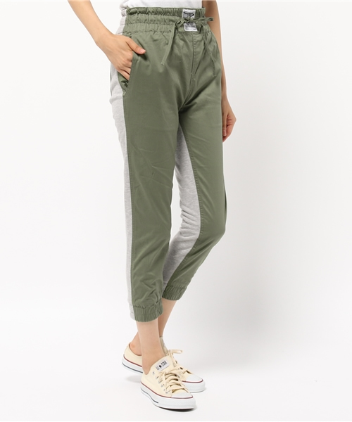 RODEO CROWNS WIDE BOWL（ロデオクラウンズワイドボウル）の「ライト プロポーション コンビパンツ（その他パンツ・レディース・カーキ/ブラック/ベージュ/ブラウン・1/0/3/2）」の11枚目の写真