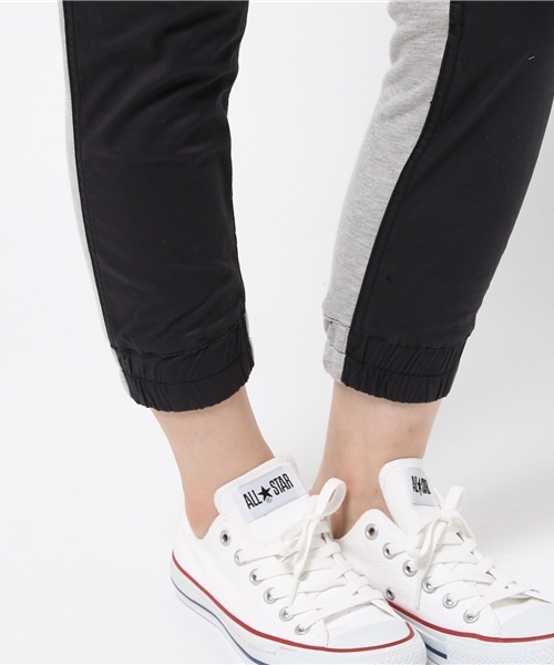 RODEO CROWNS WIDE BOWL（ロデオクラウンズワイドボウル）の「ライト プロポーション コンビパンツ（その他パンツ・レディース・カーキ/ブラック/ベージュ/ブラウン・1/0/3/2）」の6枚目の写真